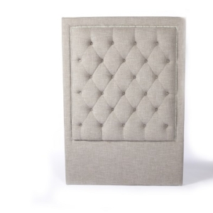 diamond headboard (single taupe)