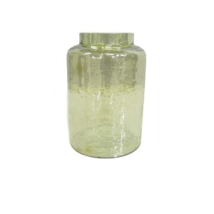 YELLOW GLASS VASE (VSS315)