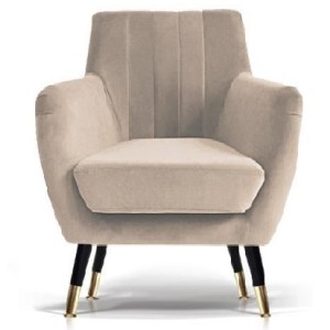 Emily Accent Chair (Color: Sandy Beige)