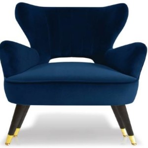 Josh Accent Chair (Color Navy Blue)