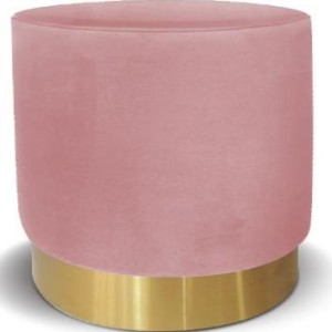 Belle Ottoman (Blush Pink)