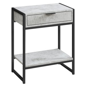 Maya End Table (Color: Grey)